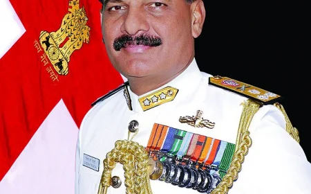 Navy Chief Admiral DK Tripathi Emerges as Frontrunner for Chief of Defence Staff