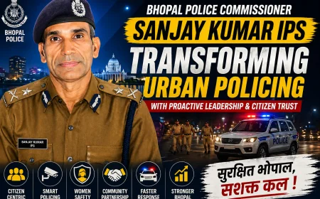 Bhopal Police Commissioner Sanjay Kumar IPS: Transforming Urban Policing with Proactive Leadership and Citizen Trust