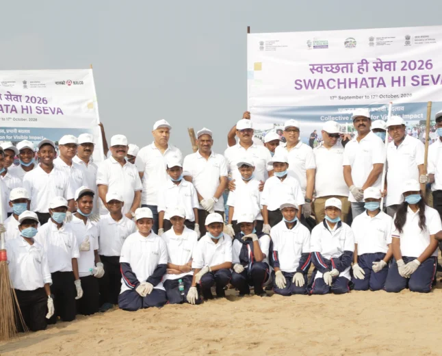 NALCO Directs Mega Beach Cleanliness Drive at Puri Under Swachhata Hi Seva Campaign